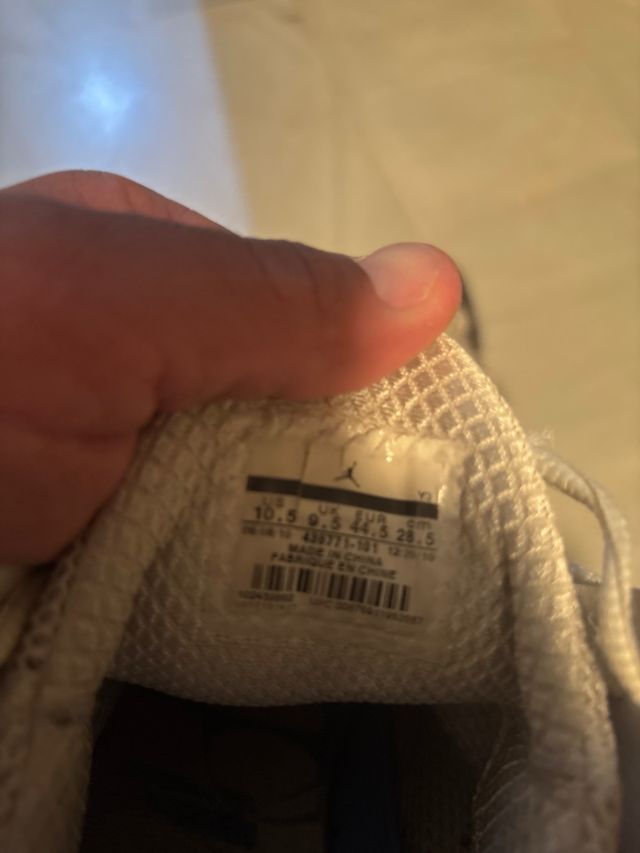 Zapatillas Jordan Hombre Gris/Blanco