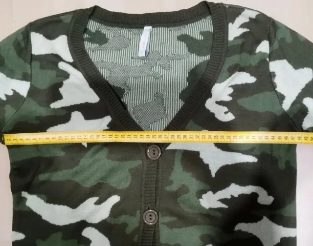 Cárdigan estampado militar FB Sister 