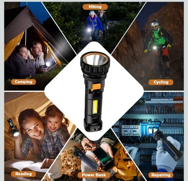 Linterna Solar y Powerbank