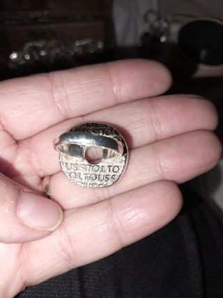 Anillo Tous Plata Logo