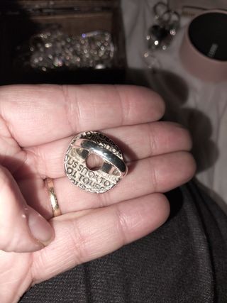 Anillo Tous Plata Logo
