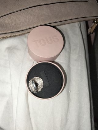 Anillo Tous Plata Logo