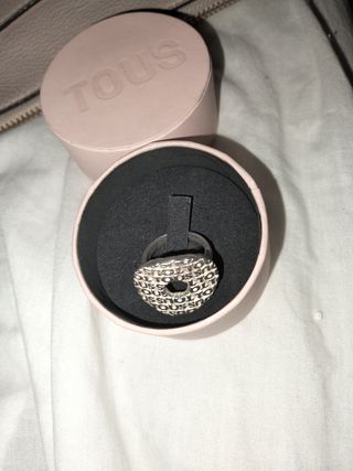 Anillo Tous Plata Logo