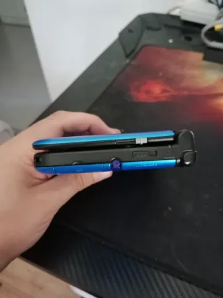 Nintendo 3DS XL azul+cargador+lapiz