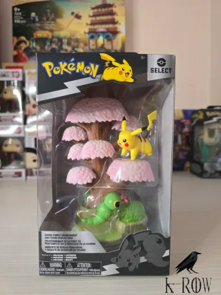 Pokemon Spring Forest Set Pikachu Caterpie