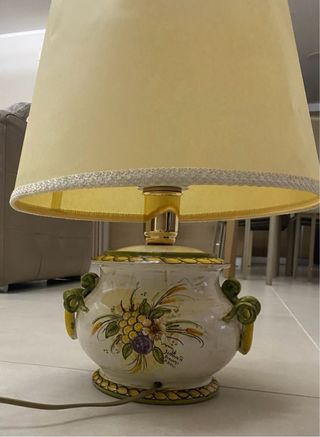 Lampada Simonetti dipinta a mano