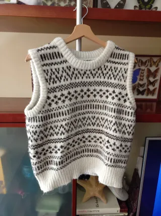 Chaleco de punto Fair Isle Primark