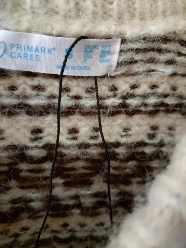 Chaleco de punto Fair Isle Primark