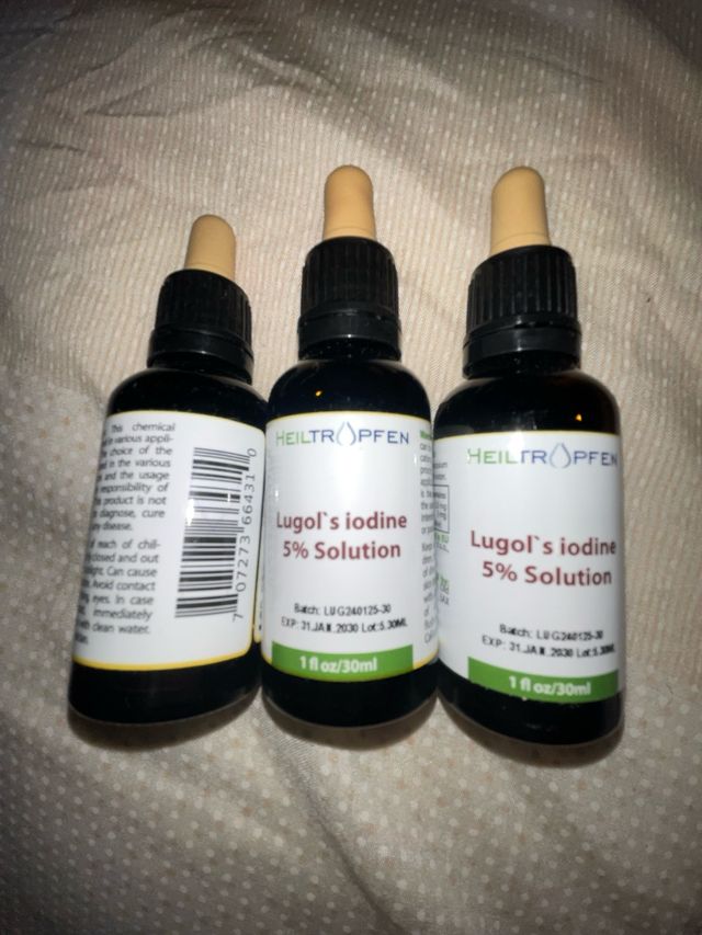 6x Lugol's iodine 5% Solution 30ml