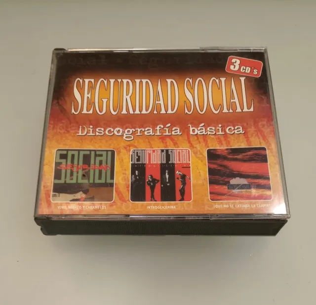 Seguridad Social - Discografía Básica 3 CDs