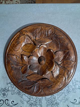 Plato antiguo para colgar la pared