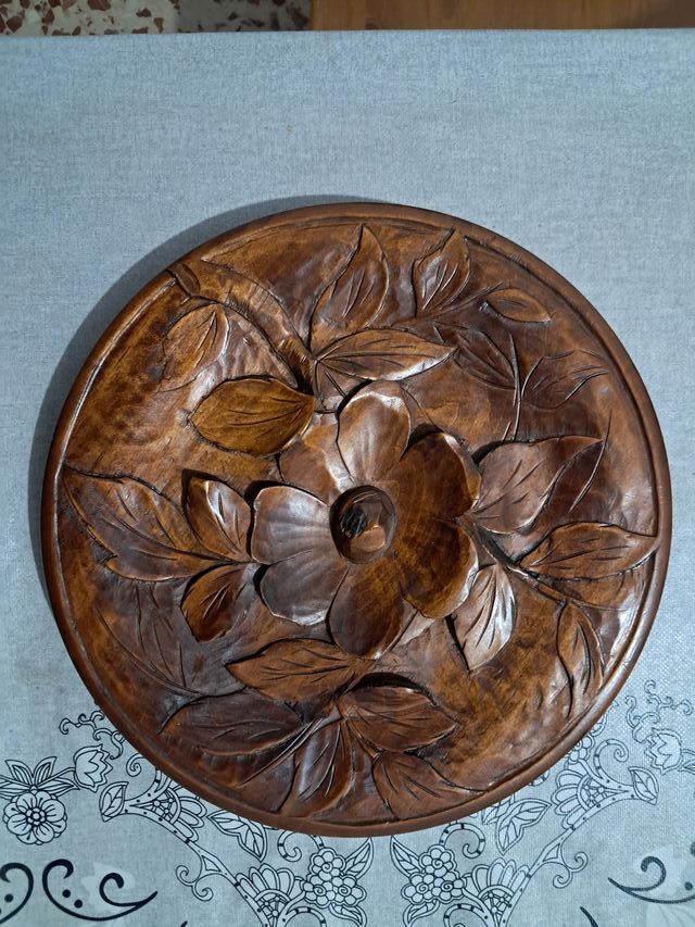 Plato antiguo para colgar la pared