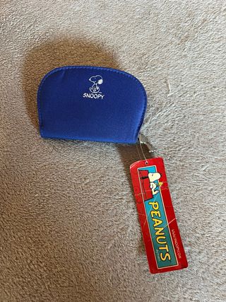 Cartera/Monedero Snoopy azul vintage Peanuts NUEVO