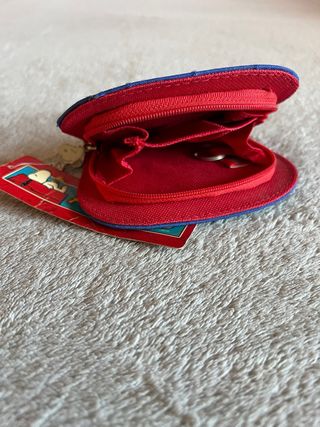 Cartera/Monedero Snoopy azul vintage Peanuts NUEVO