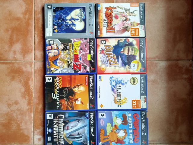 Pacchetto di 7 giochi per Play 2