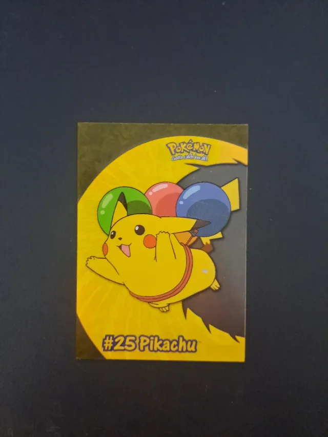 Carta Topps Pikachu Volador #25 Pokémon
