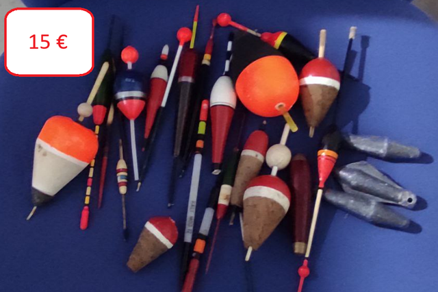 Lotes de artculos de pesca (ver precios en fotos)