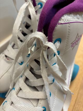 Patines de 4 ruedas Roller Derby blancos