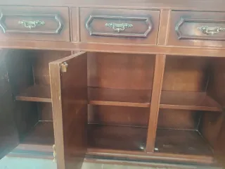 Cómoda vintage mármol y madera