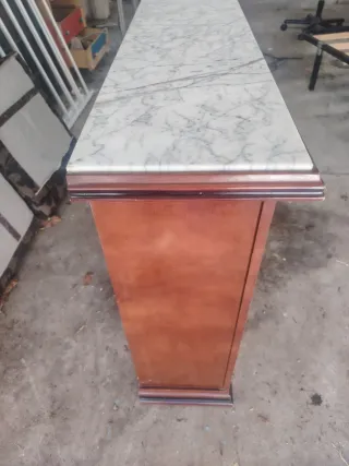 Cómoda vintage mármol y madera
