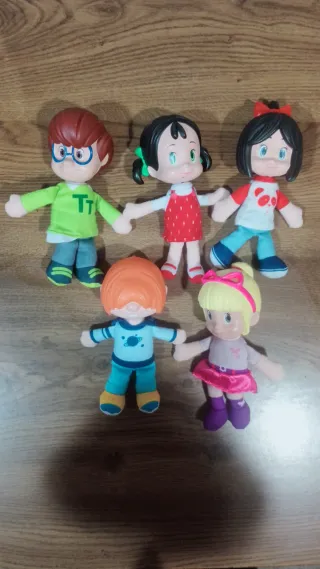 Familia Telerín Muñecos Cleo y Cuquin