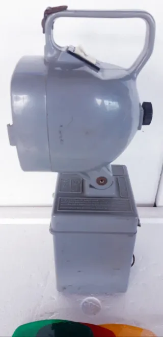 Lampada da ferroviere arancione