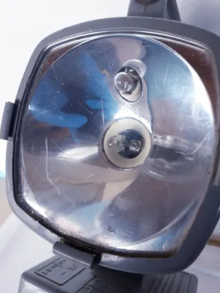 Lampada da ferroviere arancione