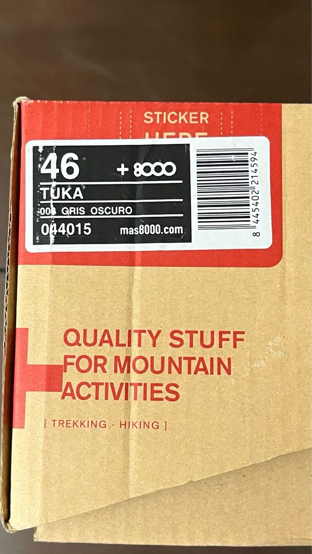 Botas de montaña +8000 Talla 46