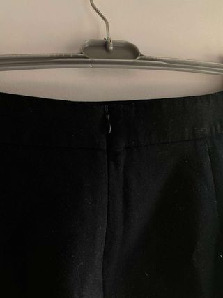 Falda Zara Negra Talla M