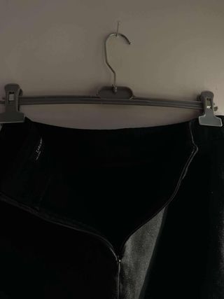 Falda Zara Negra Talla M