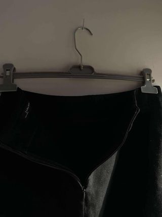 Falda Zara Negra Talla M