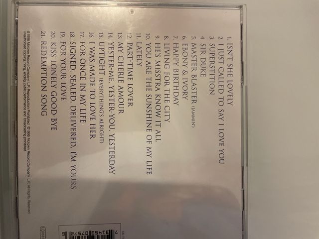 CD Stevie Wonder - Song Review: Greatest Hits