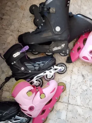 3 pares patines infantiles