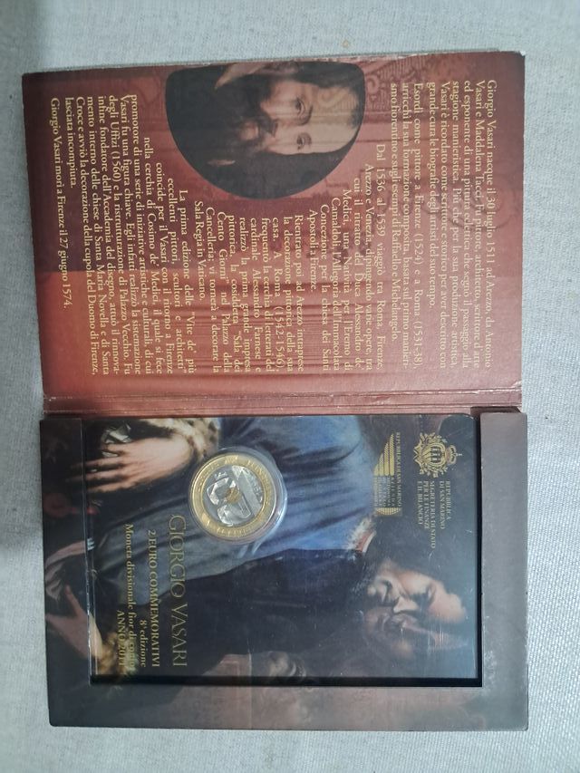 Moneda 2 Euro Giorgio Vasari 2011