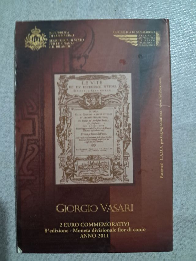 Moneda 2 Euro Giorgio Vasari 2011