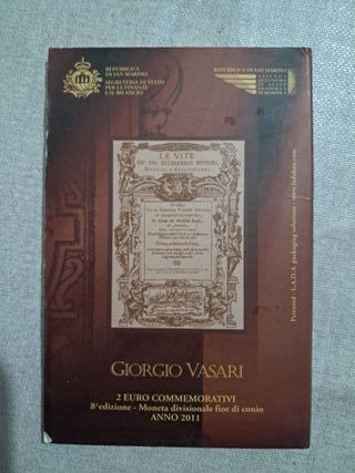 Moneda 2 Euro Giorgio Vasari 2011