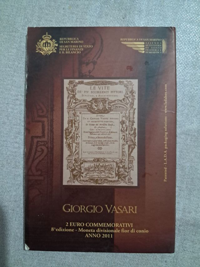 Moneda 2 Euro Giorgio Vasari 2011
