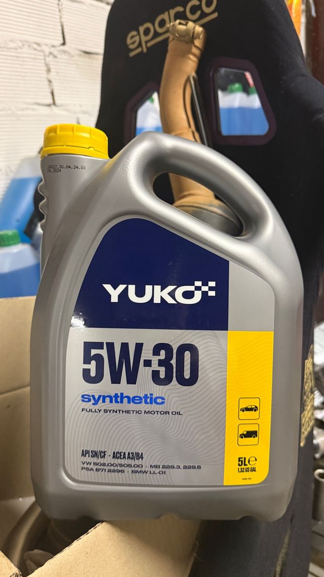 Aceite Yuko 5W-30 Sintético 5L