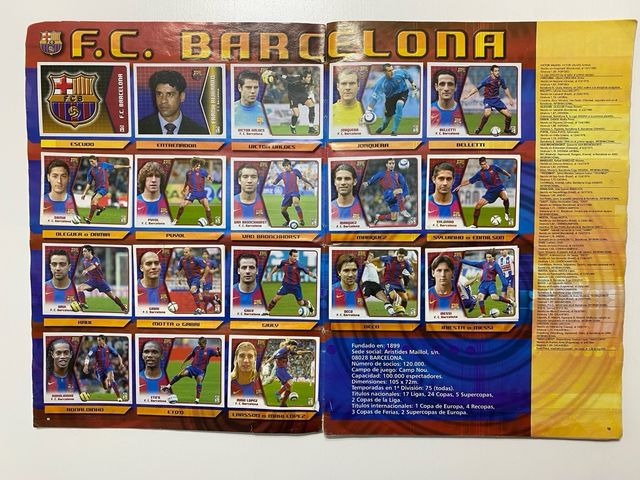 Álbum La Liga Colección Cromos 2005-2006