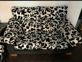 Sofá 3+2 extensible tela