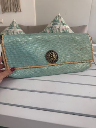 Bolso Clutch Turquesa Veraniego