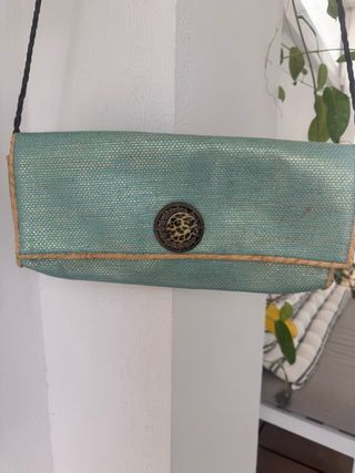 Bolso Clutch Turquesa Veraniego