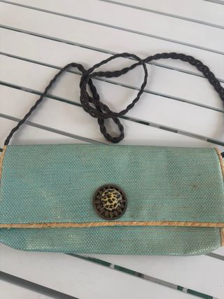 Bolso Clutch Turquesa Veraniego