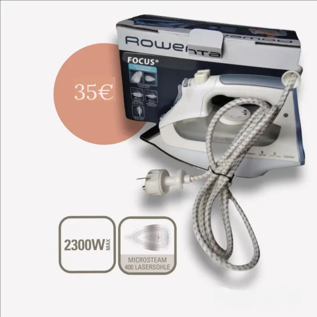 Plancha Rowenta Focus 2300W NUEVA caja