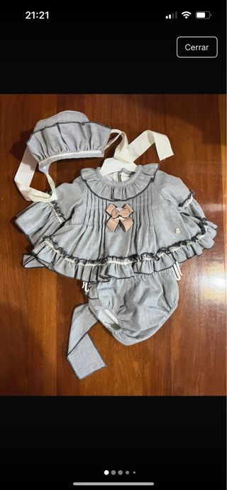 Conjunto bebé niña Jesusito y bombacho