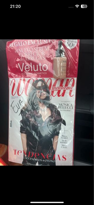 Revista Woman Madame Figaro + Sérum Veluto