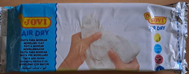 Pasta de modelar branca JOVI Air Dry (4 unid.)