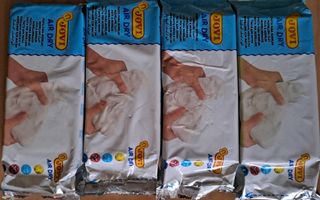 Pasta de modelar branca JOVI Air Dry (4 unid.)