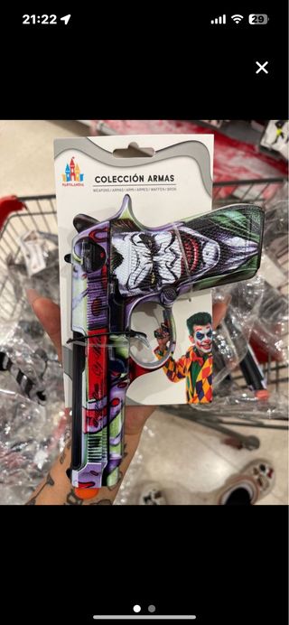 Pistola Joker Disfraz