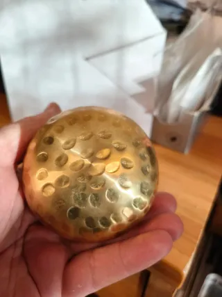 Campana Tibetana in ottone con battente